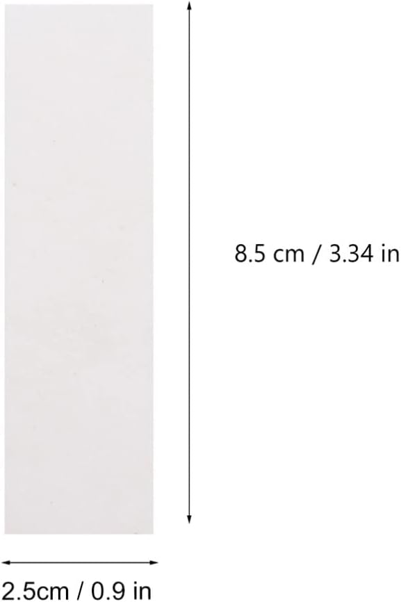 1 Set Absorbent Paper Science Papers Laboratory Strip s for Absorbing Experiment Blotting Dust Removal Absorbing Experiment Equipment Chemistry