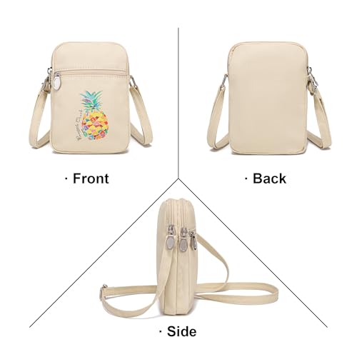 Image of AOCINA Small Wallet Purse Canvas Mini Purse Crossbody Phone Purse Bag for Girls Teens Boys Women