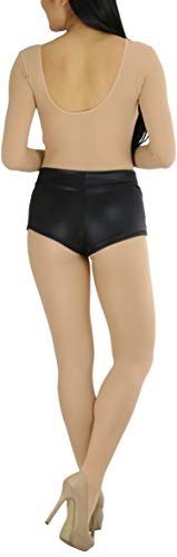 Image of ToBeInStyle Women's Long Sleeve Bodystocking Bodysuit Lingerie Regular & Plus Sizes
