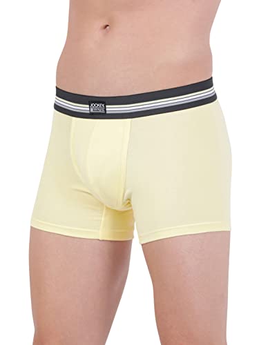 Image of Jockey UI21 Men's Super Combed Cotton Elastane Stretch Printed Trunk with Ultrasoft Waistband (Pack of 2 Colors & Prints May Vary)