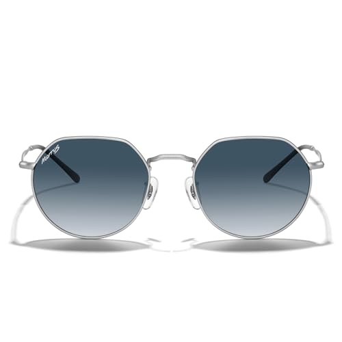 MERRY'S Round Polygon Metal Polarized Sunglasses for Women Men Retro Classic Vintage Shades S65652