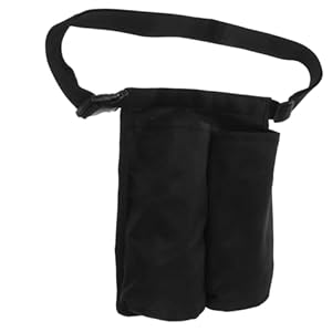 Zerodeko Massage Oil Waist Bag Double Waist Pouch Bottle Organizer Water Bottle Essential Oil Waist Bag Bottle Pouch Bottle Bag Storage Rack Portable Oxford Cloth