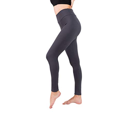 SEMIR Leggings para Mujer (Paquete de 2) Leggings Pantalones Largos Negros Deportivos o Casuales para Dama (Gris, S)