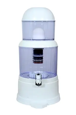 RiverSoft Ps-Mwp-20 Purestream Mineral Candle Filter Water Filter 6 Stages | Non-Electric And Chemical Free | Counter Top (Transparent, 20L, Abs, Pack Of 1)