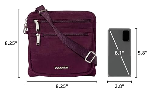Image of Baggallini Securtex Anti-Theft Crossbody