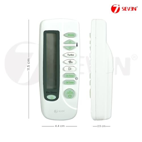 Image of 7SEVEN Compatible Samsung Ac Remote Original ARH-470 DB93-05083P Model 87 of Split and Window Air Conditioner Suitable for 1 1.5 2 Ton Samsung ac - Match Exactly with Existing Model Remote Control