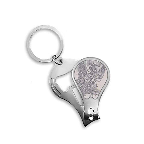 Coupe-ongles de pieds robuste avec motif léopard croquis pour coupe nette