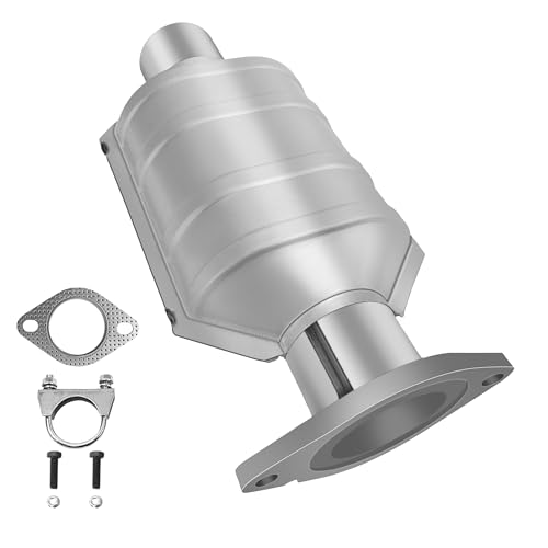 FortunaFlow Catalytic Converter Compatible with Chevy Malibu 2008-2012 3.5L,Pontiac G6 2008-2010 3.5L,Saturn Aura 2008-2009 3.5L,Rear Position,Replace 50476(EPA Compliant high flow standard)