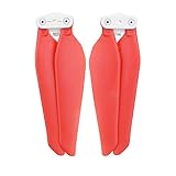 2 pcs Quick-Release Propellers Blades for Xiaomi FIMI X8 SE Drone, FIMI X8 SE Foldable Propeller Red