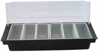 Cestello Porta Condimenti In Vimini - Con Maniglia, 17x17x14cm