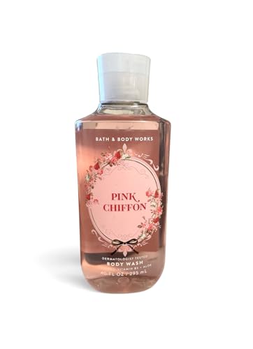 Bath & Body Works Pink Chiffon Shower Gel 10 Oz 2013 New Design
