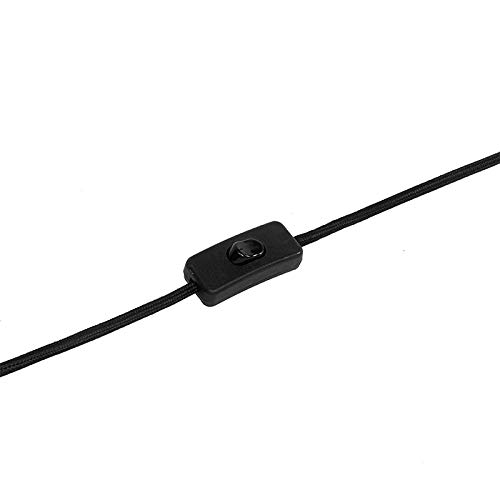 Qazqa Modern Tischleuchte mit Glas, Tischlampe - Athens - Schwarz mit Rauchglas, max. 28W, Geeignet für LED, 48cm, Ideal als Küche lampe, Schlafzimmerlampe und Wohnzimmerlampe