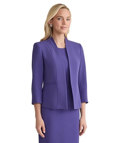 Kasper Women's Cardigan-Style Open Blazer2