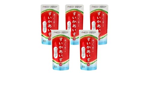 もへじ カルディ KALDI 凍らせて食べる すいかあいす 100g×5個 季節限定 アイスキャンデー - ノーブランド品 - 商品画像