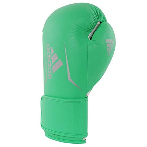 adidas Erwachsene Speed 100 - grün/Silber Boxhandschuhe, 8 oz