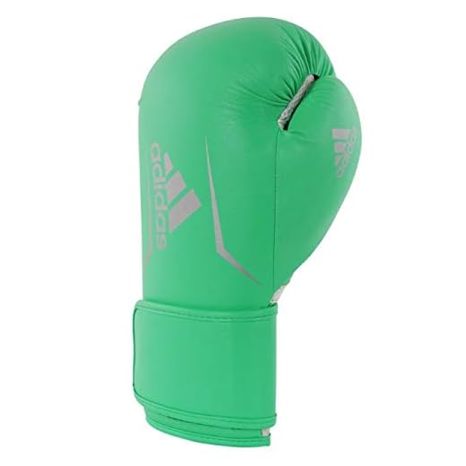 adidas Erwachsene Speed 100 - grün/Silber Boxhandschuhe, 8 oz