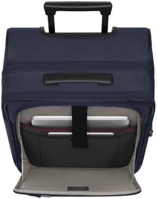 Victorinox Werks Traveler 7.0, Frequent Flyer 기내용 비즈니스, 8륜 소프트사이드 확장 가능한 캐빈 케이스, 네이비 블루 — 사진 4
