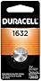 Duracell 1632 3V Lithium Battery, 1 Count Pack, Lithium Coin Battery for Medical and Fitness Devices, Watches, and more, CR Lithium 3 Volt Cell