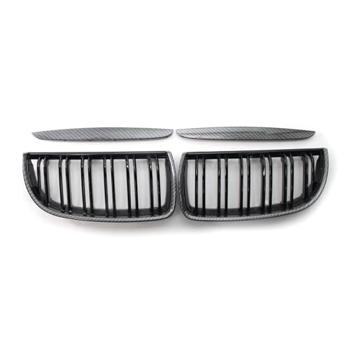 Grilles calandre avant pour BMW E90 328i 335i calandre de capot avant carbone
