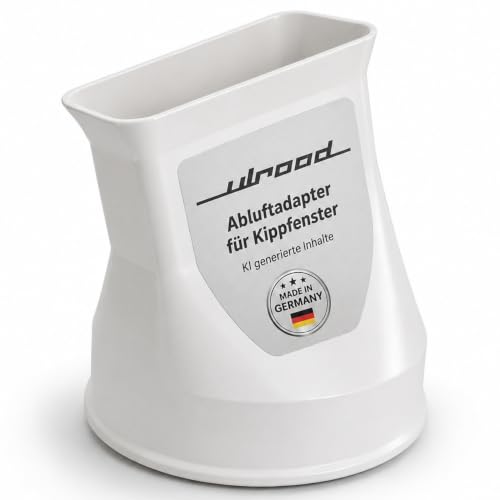 Klimanlage Kippfenster Auslass Adapter für 150mm Schlauch Fensteradapter