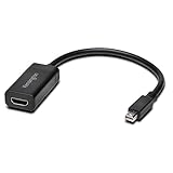 Conexión de Mini DisplayPort a HDMI - Conecte el Mini DisplayPort de su portátil o tablet y el otro extremo del adaptador al puerto HDMI de su monitor o televisor 4K