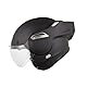 KSK Klapphelm DS 180° RUBIO Matt Schwarz – P/J und ECE R 22.06 zugelassen – Größe XL (61-62cm) – ABS-Schale
