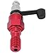 ZJchao Banjo Bleed Screw, Banjo Nut Motorcycle Brake Caliper Bleed Screw Universal with Washers for Car (Red)