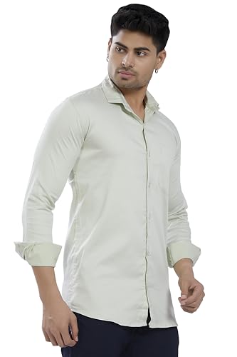 Image of DIVISIVE Men's Solid Slim Fit Shirt