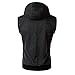Maryia Mens Casual Slim Fit Zipper Sleeveless Hooded Tank Tops Lightweight Fashion Athletic Workout Muscle Gym Hoodies