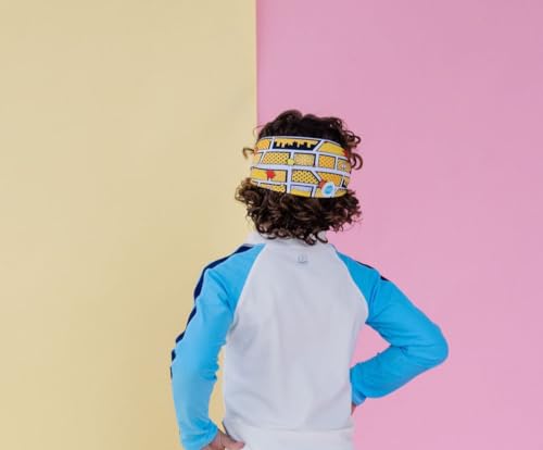 Image of Splash Place KIDS SWIM GOGGLES with Fabric Strap - COMICS |Tangle-Free, Swimming Goggles for Kids, Comfy Fabric Strap Goggles