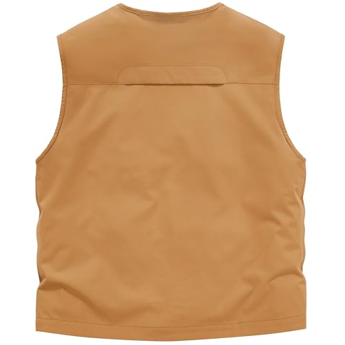 Chaleco de pesca Softshell impermeable Caweadw ligero para ropa de montaña 5
