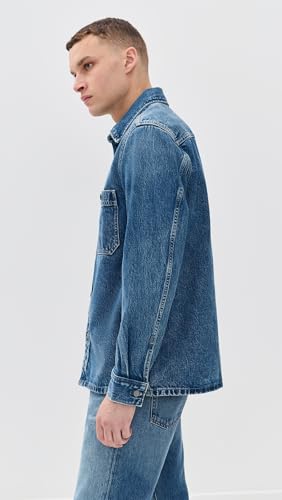 Madewell Men's Denim Shacket in Salvatore4