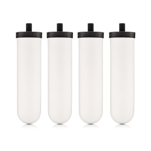 British Berkefeld 7 Ultra Sterasyl Keramik-Schwerkraftfilterkartusche |4 Pack |Reduziert Verunreinigungen |Geeignet für alle Schwerkraftkanister |Verbessert Geschmack|NSF-zertifiziertes Kerzenelement