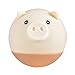 Pauleen 48079 Night Pig lampka nocna dla dzieci z funkcją zmiany kolorów, z silikonu bez BPA, beżowy, 0,4 W, 5 V, ze zintegrowanym akumulatorem/USB