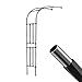 AJTXCSFOQL Arco da Giardino Semiarco 270 220 150 120 90 300 240 200 cm Supporto per Rose per Rose e Piante Rampicanti Sostegno Pergolato in Metallo Archetto Interno Esterno(W180xH240cm) immagine