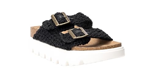 Image of Corkys Footwear Hey Girl Womens 1 inch Rumor Has It Platform Sandals, Featuring Two Adjustable Buckles, A soft Footbed, And A Lug Outsole, Perfect For Summer