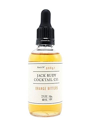 Jack Rudy Cocktail Co. Orange Bitters | 2 FL OZ | Small Batch | Accents of Fennel & Anise | For Martinis, Manhattans, & Old Fashions |