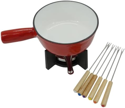 Fackelmann 687915 Set à Fondue au Fromage 2 Personnes Fonte émail...