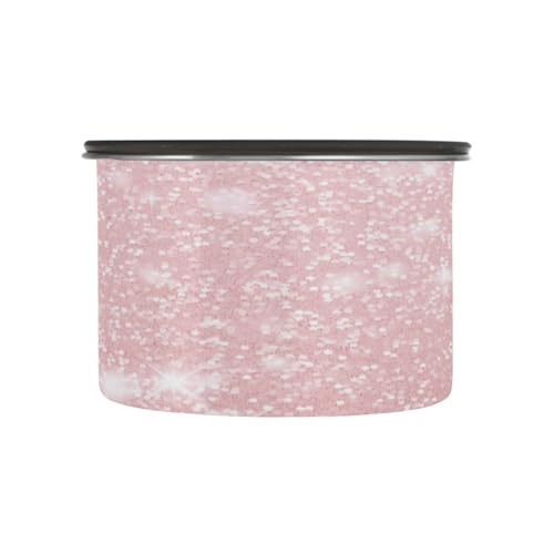 Contenedor hermético acero inoxidable 17oz rosa brillo