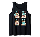 No Yes Bulldog Mask Funny Gift Face Cover Cute
