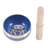 VICASKY Tibetische Meditationsschale Mit Schlägel Buddhismus-klangschale Für Entspannung Als Buddhismus-zubehör