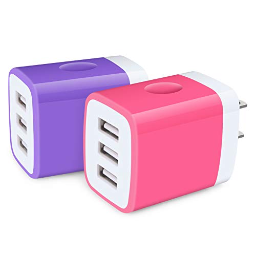 Wall Charger, 2Pack 3.1A Multi Port Fast Charging Block Power Charger Box Adapter Compatible with iPhone 12 Mini/12 Pro Max/11 Pro Max/SE/X/8/7/6 Plus, Samsung Galaxy S20 S21 Ultra Note 20 Ultra/10/9 Wall Charger, 2Pack 3.1A Multi Port Fast Charging Block Power Charger Box Adapter Compatible with iPhone 12 Mini/12 Pro Max/11 Pro Max/SE/X/8/7/6 Plus, Samsung Galaxy S20 S21 Ultra Note 20 Ultra/10/9