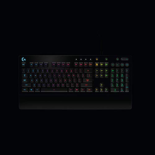 Logitech G G213 Prodigy Gaming Keyboard, LIGHTSYNC RGB, Touches Mech-Dome, Résistant aux Mors, Boutons multimédia, AZERTY Layout Belge - Noir – Image 3