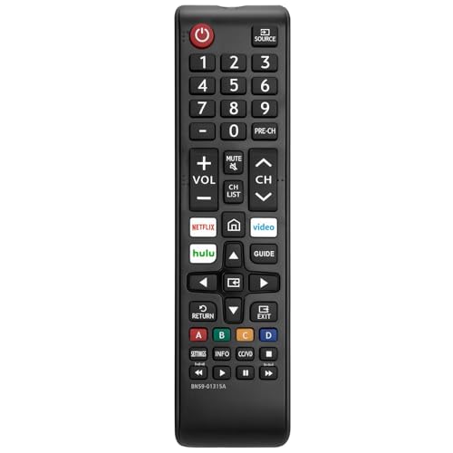 Universal Remote Control for All Samsung Smart TV - Replacement for Samsung TV Remote Compatible with Samsung LCD, LED, HDTV, 3D, Series TV - No Setup Required - Includes Hot Keys