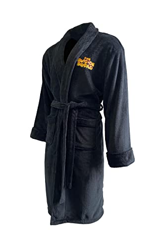 Groovy Uk Men's Suicide Squad Bathrobe, Black/Gold, 8 UK
