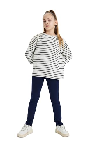 Leggings chauds pour filles parfaits pour l'école et les jeux en hiver