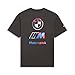 Puma Mens BMW M Motorsports Stacked Logo Tee, Puma Black, XX-Large