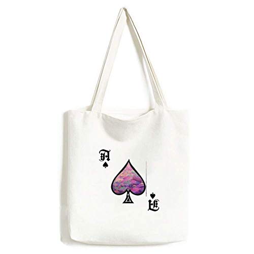 Sac à main Ocean Fish Science Nature en toile lavable motif poker bêche pour vos loisirs créatifs