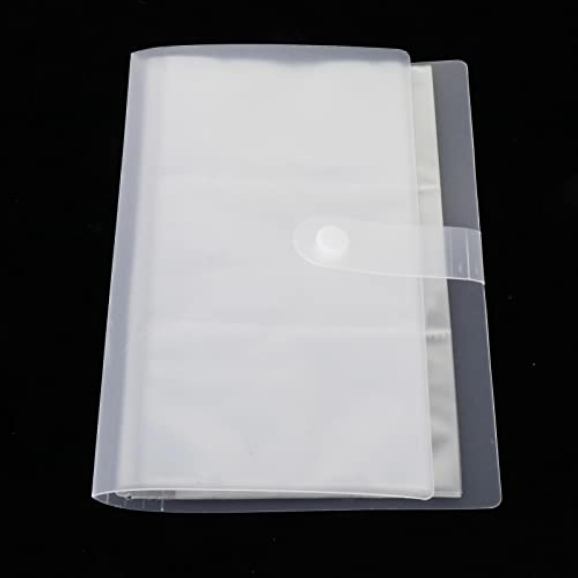Transparent Jewelry Storage Book with Pockets