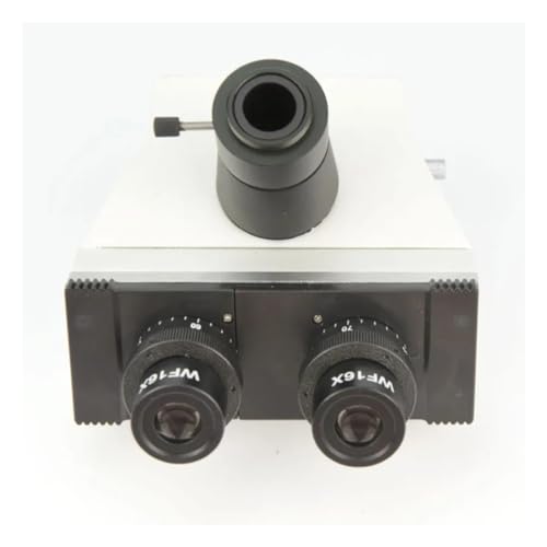 顕微鏡キット 金属生物顕微鏡ヘッド 単眼双眼三眼顕微鏡ヘッド WF10X WF16X付き 顕微鏡レンズアダプター(Trinocular Head)